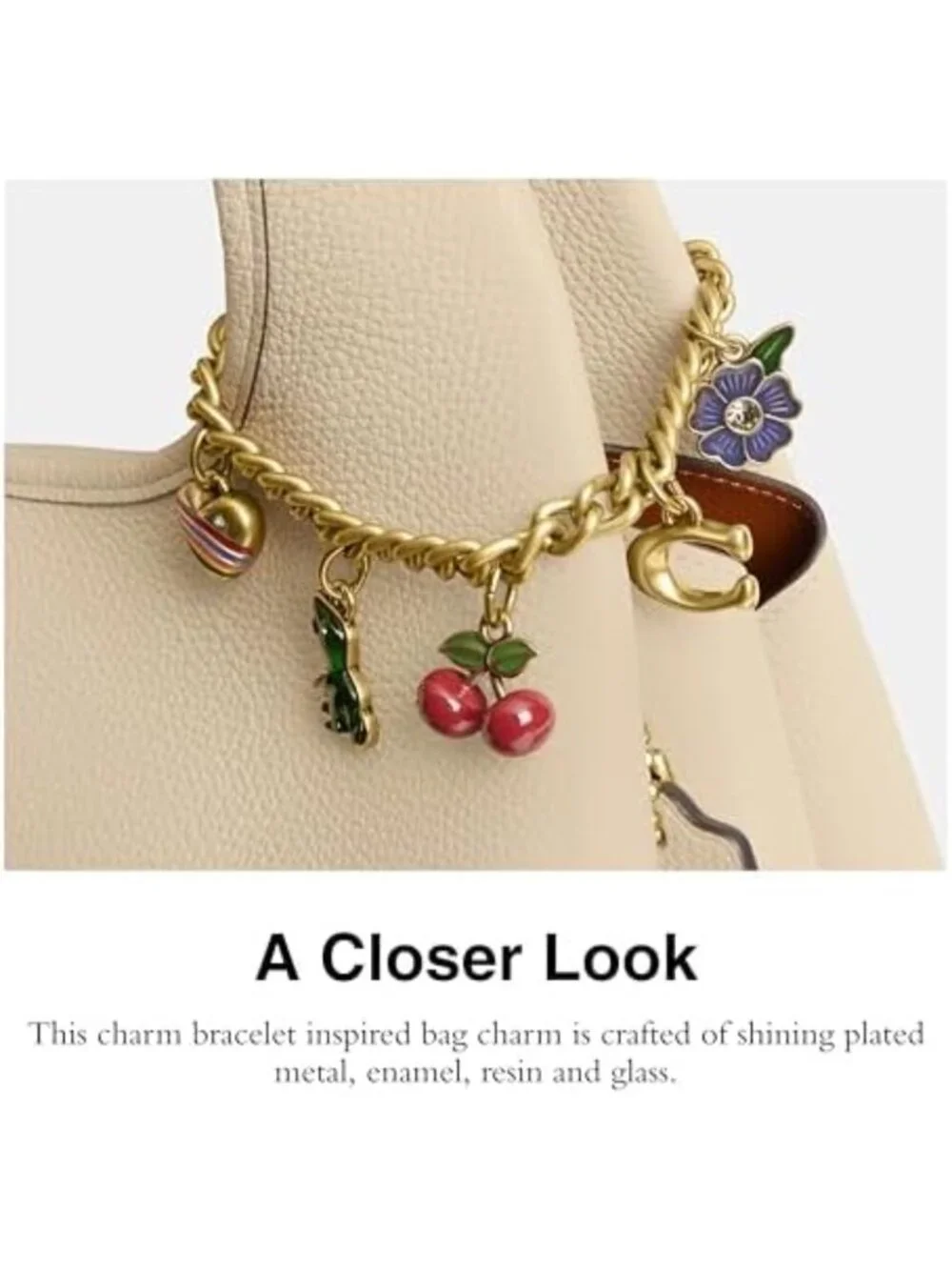 Chic Bag Charm Accessory | Stylish Keychain for Handbags & Backpacks